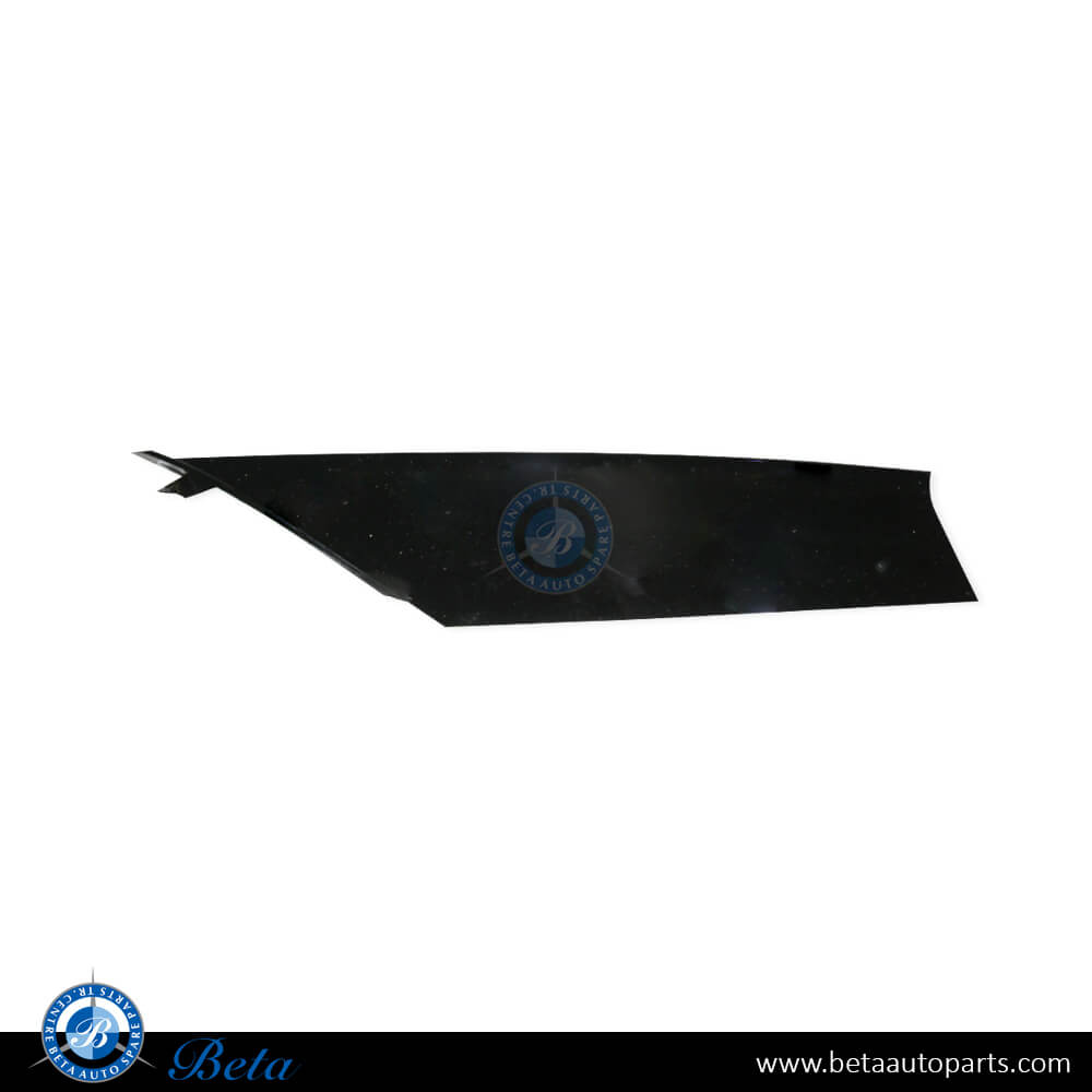 Right Side Fog Lamp Cover Upper Moulding - Black for Tesla Model S 2017-2021 models, Part Number 1079636-00-A Right Side Fog Lamp Cover Upper Moulding - Black for Tesla Model S 2017-2021 models, Part Number 1079636-00-A